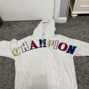 Champion Heather Gray Reverse Weave Hoodie